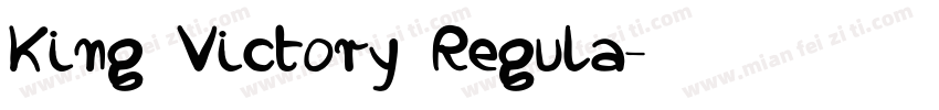 King Victory Regula字体转换